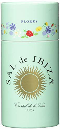 Sal de Ibiza, Ibiza Meersalz mit Blüten - Granito con flores, 2er Pack (2 x 75 g)