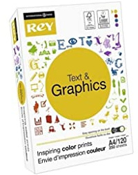 REY® TEXT & GRAPHICS Reprographpapier, hochweiß, 120 g, A4, FSC®, 250 Blatt