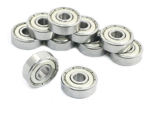 10 PCS 606ZZ 6 x 17 x 6 versiegelt Miniatur Deep Groove Radial Kugellager