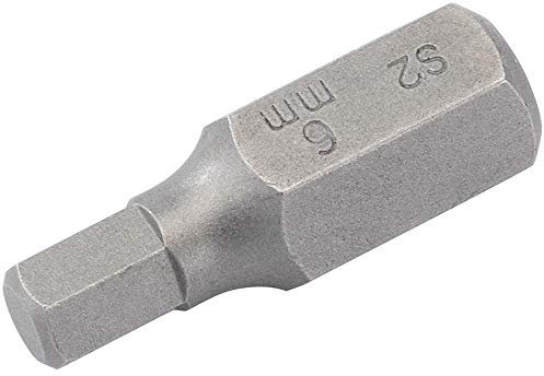Draper 33327 Hexagonal 6 mm Insert Bits for Mechanic’s Bit Sets, 30 mm Length