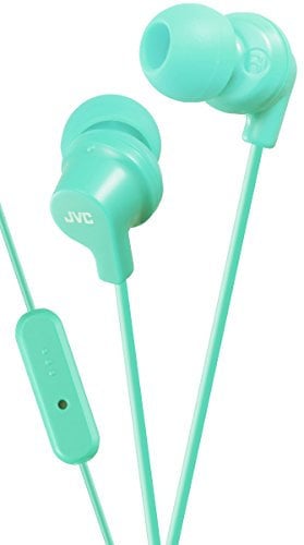 JVC HA-FR15-Z-E In-Ear-Kopfhörer mit Fernbedienung/Mikrofon, Türkis (mint)