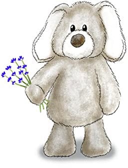Warmies® 13'' Fully Heatable Cuddly Toy scented with French Lavender - Marshmallow Bunny