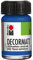 Marabu 14010039052 - Decormatt Acryl Mittelblau 052, 15 ml, samtmatte Acrylfarbe auf Wasserbasis, cremig und farbintensiv, speichelfest, wetterfest, zum freien Malen und Schablonieren