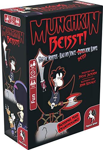 Pegasus Spiele 17155G - Munchkin beißt 1+2