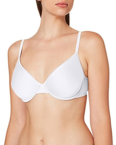 Sassa Damen BH Bügel vorgeformt, Einfarbig, Gr. 90C, weiss