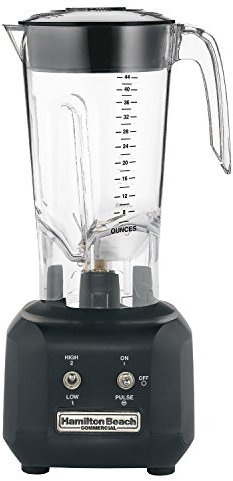 Hamilton Beach Rio HBB250-UK Commercial 2 Speed Bar Blender with Pulse Option, 1.25 Ltrs, 450 watts, Black