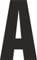 Self Adhesive Vinyl Letters/Numbers 17cm - Ideal for Signs/Wheelie Bins/Vehicles (Black A)