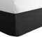 TodaysHome D'Aujourd 'Hui en Microfibre de Home Basic sur Mesure Oreiller avec Bride 5,1 cm 2, Noir, Jumeau