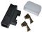 Aerzetix: Lot de 5 - porte-fusible - socle - fusibles plats - 19mm - midi - transparent - C10030x5