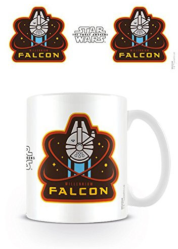Empireposter – Star Wars – EP7 Millennium Falcon – Taille (cm), env. 8,5 cm Hauteur 9,5 – Licence Tasses, NEUF – Description : – La guerre des étoiles épisode VII – Le erwachen la puissance – Mug en céramique, blanc, imprimé, capacité 320 ml, Passe au Lave-Vaisselle et au micro-ondes de