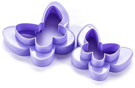Tescoma Delícia-Stampini per Biscotti a Forma di Farfalla, Double Face, 4 Misure, Assortiti, 20 x 15 x 4.5 cm