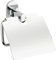 WENKO Power-Loc® Toilettenpapierhalter mit Deckel Puerto Rico - Befestigen ohne Bohren, Zinkdruckguss, 13.5 x 14 x 6.5 cm, Chrom