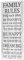 Wandschild Family Rules, Holzschild Dekoschild, Shabby-Look Vintage 76x31cm