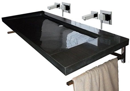 Waschbecken aus Naturstein, Granit, Model Bern 100 India Black