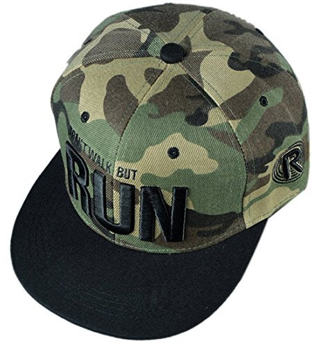 Belsen Damen Hip-Hop Run Cap Baseball Hut Snapback Trucker Hat (Tarnung)