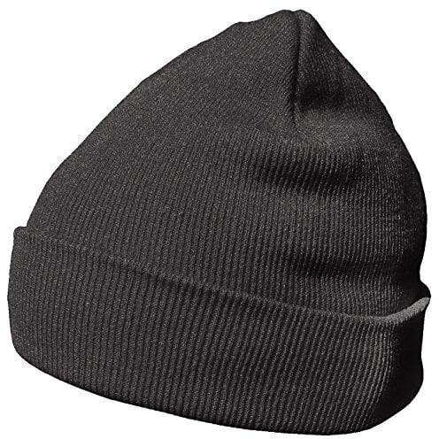 DonDon Mütze Herren Mütze Damen Wintermütze Beanie klassisches Design basaltgrau