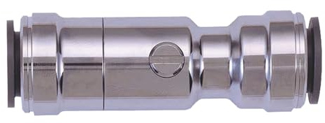JG Speedfit 15HSV Chrome Plated Service Valve, Brass, 15 mm