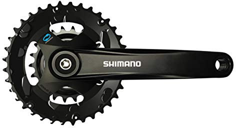 Shimano Altus Chainwheel set Black One Size