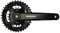 SHIMANO KRG Altus 22/36 Zähne 170mm FC-M315 schwarz,ohne KSS,7-8-f.4-Kant (1 Stück)