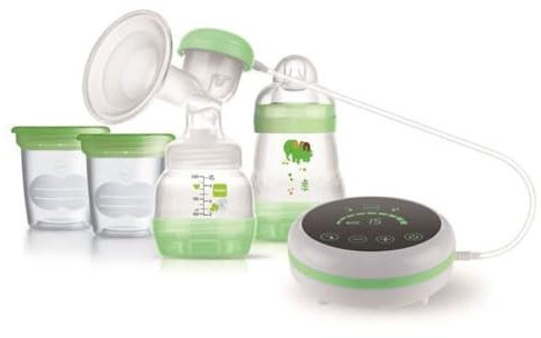 MAM Tire-lait électrique & manuel 2en1 avec Biberon Easy Start Anti-Colique