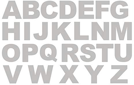 EORTA 26 Pcs Alphabetic Cake Stencils 10 inch A to Z Upper Letter Alphabet Templates Mold Fillings Layered Cake Maker Baking Tools for DIY Craft Painting Kitchen Cake Topper Decoration, White