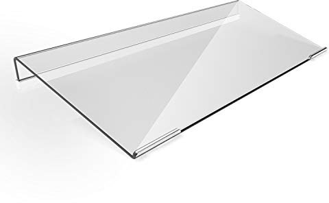 Acryl Tastaturständer für kompakte Tastatur, 78 Tasten, mit weißem Silikonstreifen, 11,8 Zoll Breite