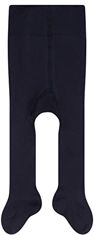 FALKE Unisex Baby Strumpfhose Family B Ti nachhaltige Baumwolle einfarbig 1 Stück, Blau Dark Marine 6170, 50-56