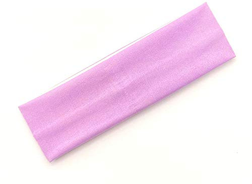 7cm Plain Stretchy Fabric Headband Kylie Band Headband Hairband Hair Bandeau (Lilac)