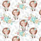 Pingianer 11,99€/m Igel Igelmädchen 100% Baumwolle Baumwollstoff Kinder Meterware Handwerken Nähen Stoff (100x160cm)