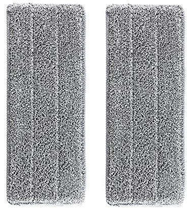 10 pièces Super Absorbant Recharges de Tête de Vadrouille - Tampon de Nettoyage de Tête de Balai de Ménage Lavable en Microfibre de Vadrouille de Nettoyage Lavable en Microfibre (2pc)