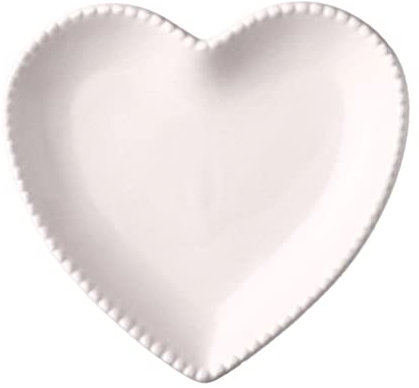 Piatto in Ceramica a Forma Di Cuore Piatti Piastra Di San Piatto Di Cibo Decorativo Cuore Che Serve Vassoio Piatto Da Dessert Cardiaco Bianca Rettangolo Piatto Della Colazione