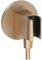hansgrohe Wandanschluss mit Duschkopfhalterung FixFit S, Brushed Bronze