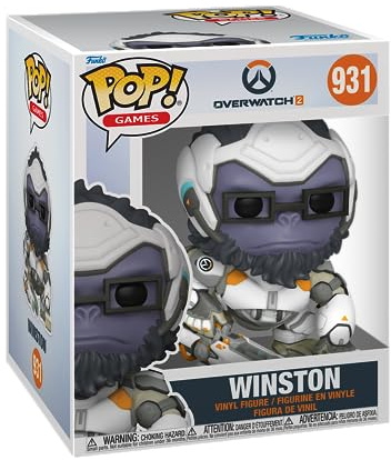 Funko Pop! Super: Overwatch 2- Winston - Vinyl-Sammelfigur - Geschenkidee - Offizielle Handelswaren - Spielzeug Für Kinder und Erwachsene - Video Games Fans - Modellfigur Für Sammler und Display