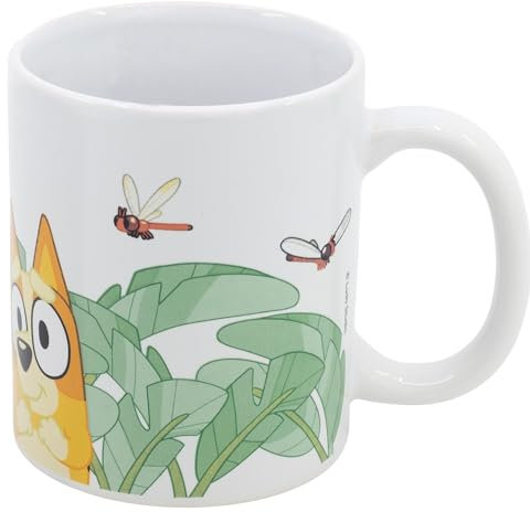 Taza de cerámica de sublimación de 325 ml en caja de Bluey