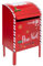 Atmosphera - Grand modèle Boite Lettres Rouge métal h 80