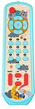 Anoudon Baby Simulation TV Fernbedienung Für Kinder Musik Englisch Lernen Fernbedienung Puzzle Kognitive Wissenschaft Und Bildung Spielzeug