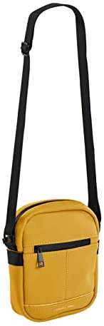 Daniel Ray Crossover Umhängetasche Huntsville - PU Schultertasche in Matter Optik in Yellow