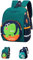 PAEHUIMT Kindergarten Rucksack, Kinderrucksäcke, Dinosaurier-Schultasche geeignet für Jungen (Grün)
