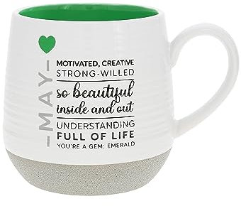 Pavilion – Mai 17 oz Tasse, Astrologie Geschenke, Steingut Keramik Kaffeetasse mit Sternzeichen, Neuheit Kaffeetasse mit Sternzeichen, Sternzeichen Geschenke für Frauen und Männer, lustige Geschenke