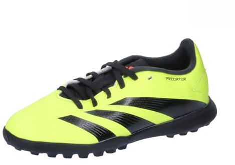 adidas Kids 24 League Junior Astro Turf Football Boots Yellow/Black/Red 3.5