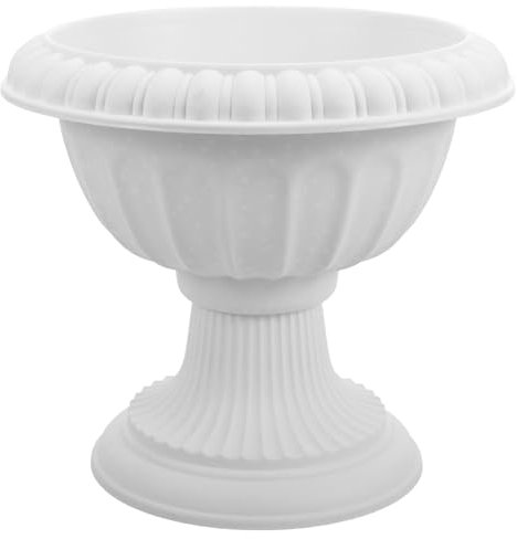 Kisangel 4pièces Pots De Fleurs Rétro Européens Plastique pour Décoration De Mariage Et Fête pour Balcon Et Extérieur Résistant Et Étanche Et Hauteur