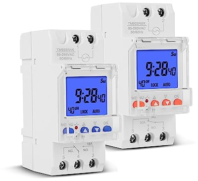 Hochleistungs-Hintergrundbeleuchtung, großes LCD-Display, digitaler Glocken-Timer-Controller, 1 Stück Automatischer Schalter (Color : 30a)