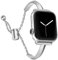 Bracelet Remplacement pour Apple Watch, Bracelet en acier inoxydable bracelet femme Bijoux für Apple Watch 42mm/44mm/45mm/49mm iWatch SE(2)/9/8/7/6/5/4/3/2/1&Ultra Séries (ARGENT, 38/40/41MM)