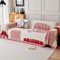 VanderHOME Chenille Couch Überwurf, Sofa Überzug 1/2/3/4 Sitzer, Multifunktionaler Sofabezug, Doppelseitige Sofa Cover Couch Überwurf für Sofa und Bett 180 * 340cm-Rot