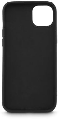 Hama Hülle für iPhone 15 (Handyhülle, stoßfest, Kratzfest, Elegante Schutzhülle für Rückseite, weich, Slim, softe Oberfläche, Wireless Charging kompatibel) schwarz
