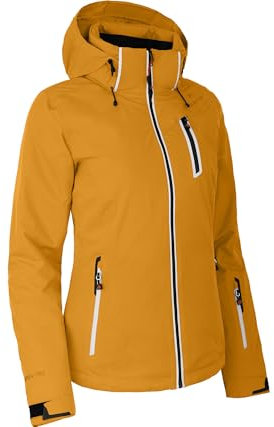 Bergson Nice | Damen Skijacke, wattiert, 20000 mm Wassersäule, Hollywood Gold [521], 40 - Damen