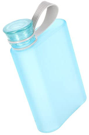 SHOWERORO Coppa Scrub sportivo bottiglie d'acqua sportive contenitore per bevande Borraccia riutilizzabile Borraccia multifunzionale brocca d'acqua con corda borraccia sportiva Blue