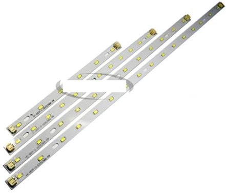 5730SMD LED Tube Light Panel, 3W 6W 8W LED Strip Lamp Plate 100-110LM/W Brightness With Cable connector(Red,3w 220mm x 13mm)