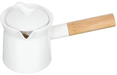 DECHOUS Aus Porzellan Im Japanischen Stil für Losen Tee Große Kapazität Servierkanne für Tee