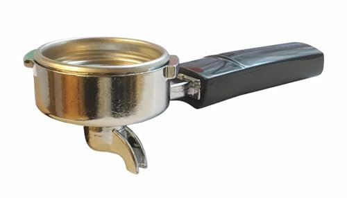 Siebträger für Gaggia Classic Messing/Chrom 1er Auslauf und Sieb 7gr. - ideal zum Upgrade